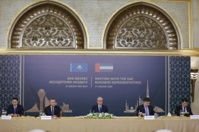 Мемлекет басшысы Біріккен Араб Әмірліктерінің бизнес-топтары өкілдерінің қатысуымен өткен дөңгелек үстелде сөз сөйледі - фото 7