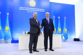 Meeting of the President of the Republic of Kazakhstan, Kassym-Jomart Tokayev, with the public of Almaty region - photo 8