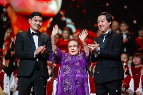 Қазақтың бұлбұлы Бибігүл Төлегенова 95 жаста: елорда жұрты мерейтойлық кешке куә болды - фото 10