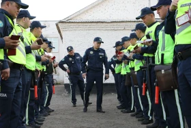 Елордалық полицейлер қауіпсіздік пен тәртіпті қамтамасыз ете отырып, қала көшелерін күзетуде - фото 8