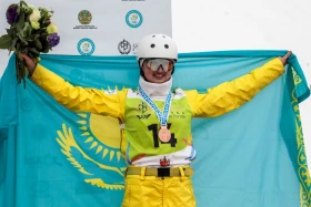 Чемпионат мира фристаил по скайборду в Алматы - фото 29