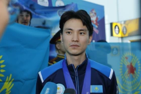 Жители Астаны торжественно встретили национальную сборную по шорт-треку - фото 10