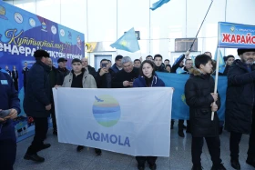 Жители Астаны торжественно встретили национальную сборную по шорт-треку - фото 13