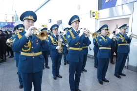 Жители Астаны торжественно встретили национальную сборную по шорт-треку - фото 19
