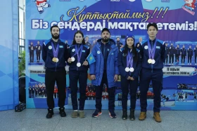 Жители Астаны торжественно встретили национальную сборную по шорт-треку - фото 22