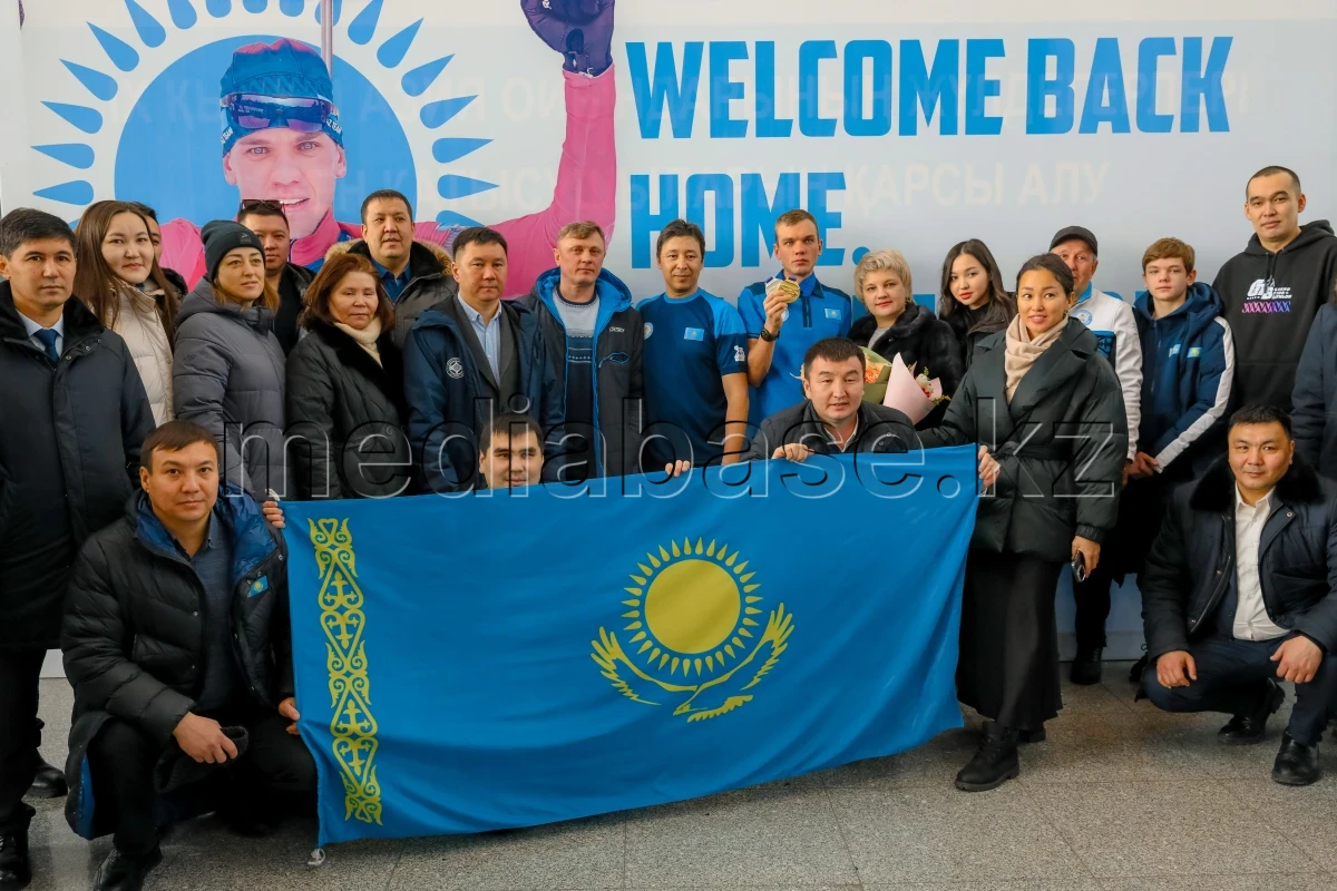 Астана жұрты Азиядада алтын алған биатлоншы Киреевті қарсы алды - фото 1