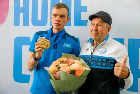 Астана жұрты Азиядада алтын алған биатлоншы Киреевті қарсы алды - фото 15