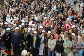 Алматыда 5000 адам Абай әндерін орындады - фото 26