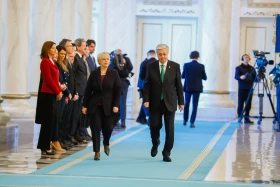 Қасым-Жомарт Тоқаев Ақордада Наташа Пирц-Мусарды қарсы алды - фото 4