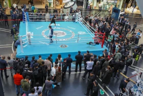 Жәнібек Әлімханұлы жекпе-жек алдындағы алғашқы жаттығуын өткізді - фото 17