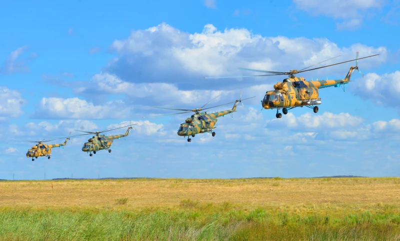 The helicopter units of Military Unit 19132 play a key role in providing operational support to the Armed Forces of Kazakhstan