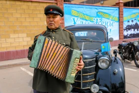 Астанада соғыс жылдары маңызды рөл атқарған ретро-автокөліктер көрмеге қойылды - фото 17