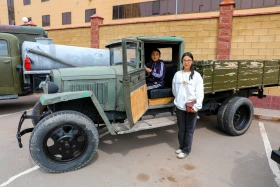 Астанада соғыс жылдары маңызды рөл атқарған ретро-автокөліктер көрмеге қойылды - фото 25
