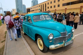 Астанада соғыс жылдары маңызды рөл атқарған ретро-автокөліктер көрмеге қойылды - фото 27