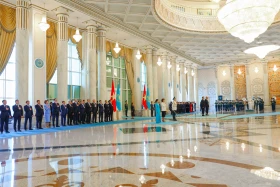 Қасым-Жомарт Тоқаев Ақордада То Ламды қарсы алды - фото 13