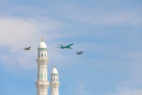 In the sky over Astana: what aircraft were showcased at the Victory Day military parade - photo 19