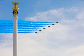 In the sky over Astana: what aircraft were showcased at the Victory Day military parade - photo 20