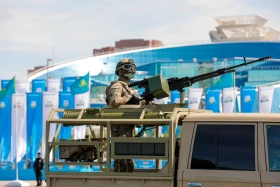 Алғаш рет Жеңіс парадында Қазақстанның ең жаңа ұрпағы бронетехникалары TAIMAS және AIBAR таныстырылды - фото 6