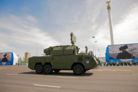 Алғаш рет Жеңіс парадында Қазақстанның ең жаңа ұрпағы бронетехникалары TAIMAS және AIBAR таныстырылды - фото 10