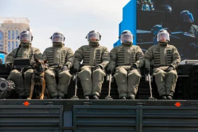 Алғаш рет Жеңіс парадында Қазақстанның ең жаңа ұрпағы бронетехникалары TAIMAS және AIBAR таныстырылды - фото 21