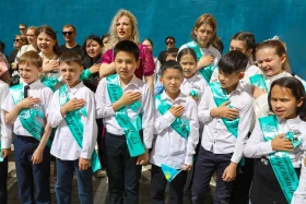 Оқу-ағарту министрі оқушыларды оқу жылының аяқталуымен құттықтады - фото 29