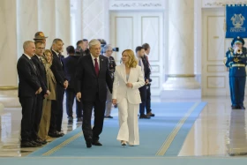 Italy’s PM Giorgia Meloni arrives at Akorda Palace - photo 2