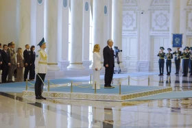 Italy’s PM Giorgia Meloni arrives at Akorda Palace - photo 5