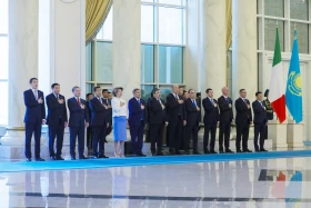 Italy’s PM Giorgia Meloni arrives at Akorda Palace - photo 6