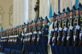 Italy’s PM Giorgia Meloni arrives at Akorda Palace - photo 7