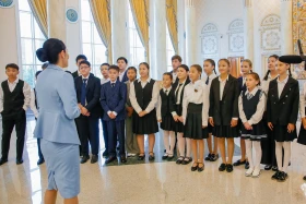 «Ақорда» резиденциясында балаларға экскурсия ұйымдастырылды - фото 16