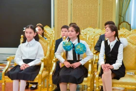 «Ақорда» резиденциясында балаларға экскурсия ұйымдастырылды - фото 17