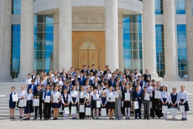 «Ақорда» резиденциясында балаларға экскурсия ұйымдастырылды - фото 34