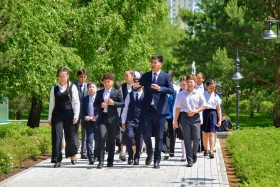 «Ақорда» резиденциясында балаларға экскурсия ұйымдастырылды - фото 40