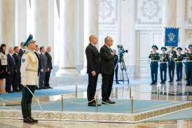Bulgarian President Rumen Radev arrives at Akorda - photo 7