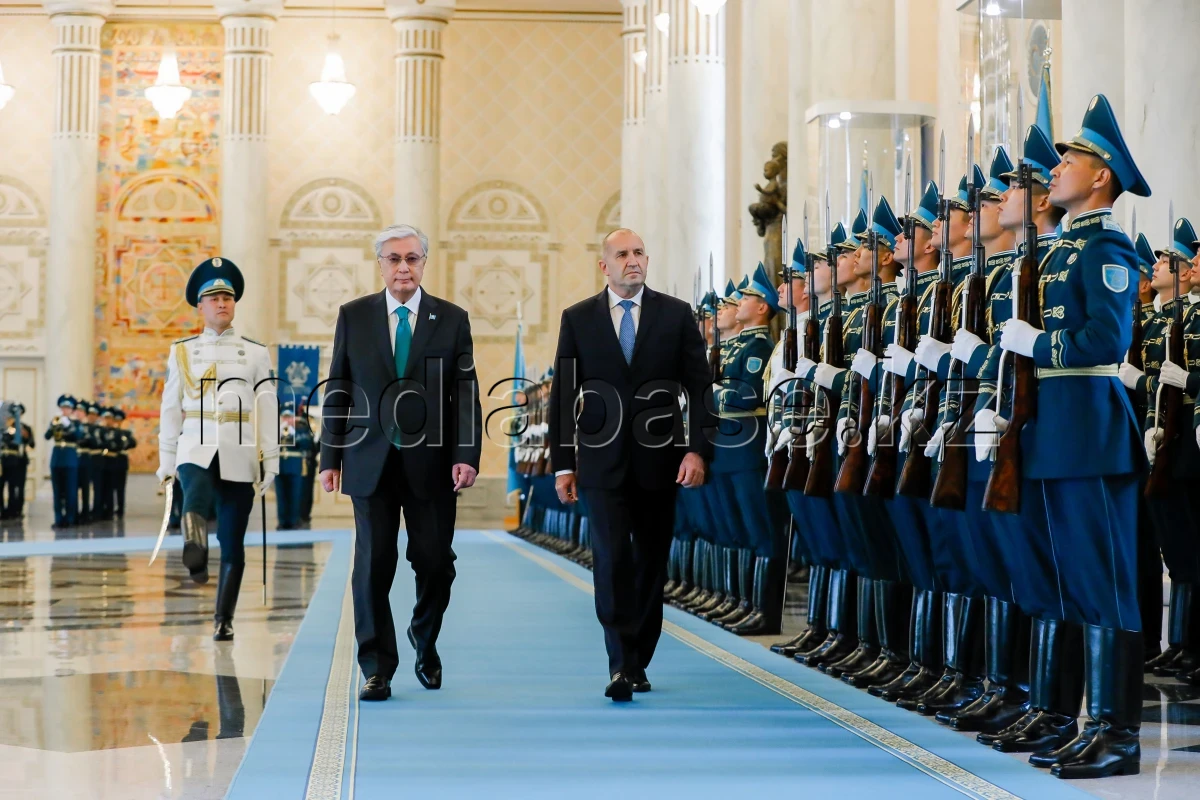 Bulgarian President Rumen Radev arrives at Akorda - photo 1