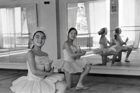 A Young Group of Ballerinas on the Stage of the Pioneers Palace - photo 10