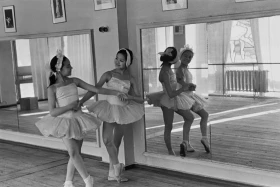A Young Group of Ballerinas on the Stage of the Pioneers Palace - photo 11