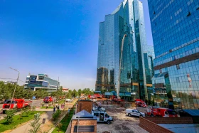 Пожар в 35-этажном здании: в Алматы прошли масштабные учения - фото 5