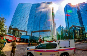 Пожар в 35-этажном здании: в Алматы прошли масштабные учения - фото 8