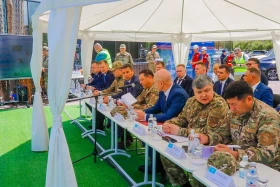 Пожар в 35-этажном здании: в Алматы прошли масштабные учения - фото 11