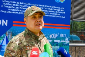 Пожар в 35-этажном здании: в Алматы прошли масштабные учения - фото 13