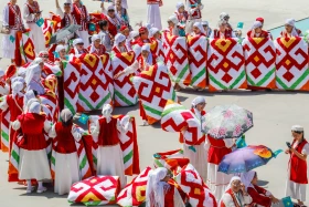 Алматыда құрақ көрпе жинаудан әлемдік рекорд орнатылды - фото 9