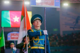 Астанада әскерилер арасында қазақ күресінен алғашқы әлем чемпионаты басталды - фото 4