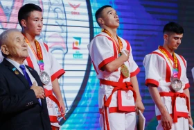 Астанада әскерилер арасында қазақ күресінен алғашқы әлем чемпионаты басталды - фото 22