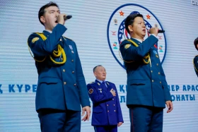 Астанада әскерилер арасында қазақ күресінен алғашқы әлем чемпионаты басталды - фото 26