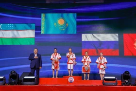 Астанада әскерилер арасында қазақ күресінен алғашқы әлем чемпионаты басталды - фото 27