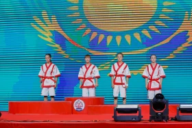 Астанада әскерилер арасында қазақ күресінен алғашқы әлем чемпионаты басталды - фото 31