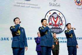 Астанада әскерилер арасында қазақ күресінен алғашқы әлем чемпионаты басталды - фото 35
