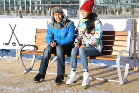 ЭКСПО-2017 аймағында алғашқы мұз айдыны ашылды - фото 8