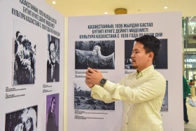 Выставка «История Казахстана в фотографиях Kazinform» открылась в Астане - фото 12